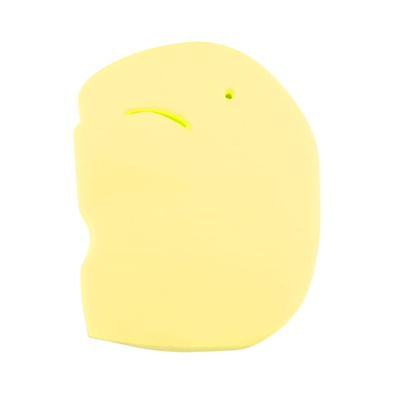 Unique Bargains 1 Pc Elephant Shape Bath Sponge Body Scrubber Yellow