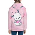 thumbnail image 2 of Sanrio Pochacco Kids' Hoodie 3d Print Sweatshirt Soft Pullover Hooded With Big Pockets Fans Gifts For Boys Or Girls Small, 2 of 7