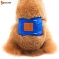 thumbnail image 2 of Spencer Reusable Belly Bands for Male Dogs - Washable Dog Diapers Male Puppy Nappies Wrap for Small Pets (L: Waist 16.1"-18.1",Blue), 2 of 8