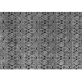 thumbnail image 1 of Ahgly Company Indoor Rectangle Abstract Gray Modern Area Rugs, 2' x 5', 1 of 4