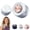 White, variant on 2PCS Upgrade Portable Clip-On Fan, Mini Bladeless Electric Fan for Shirt & Waist, Adjustable 3-Speed Suspended Whirlwind Fans Silent Personal Fans for Outdoor Office Travel Accessories & Gift (White)