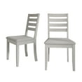 thumbnail image 3 of Castle Place Classic Wooden Dining Chair, Set of 2, White, 3 of 8