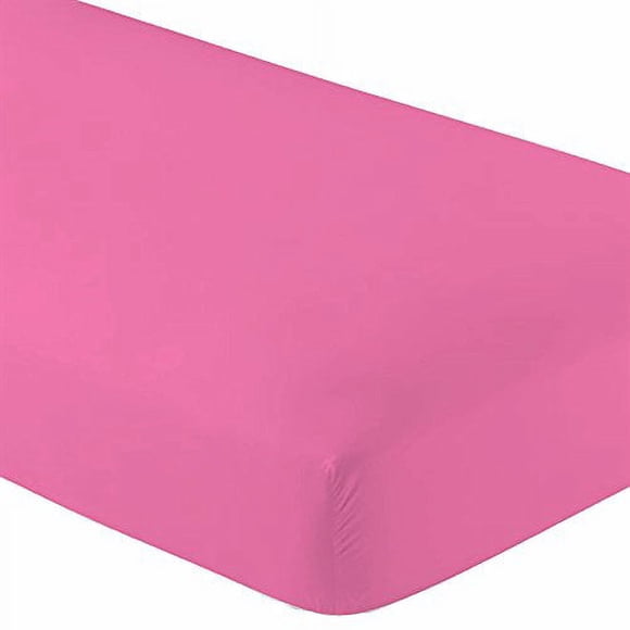 Knit Jersey 100% Cotton 2 Twin XL Fitted Bed Sheets (2-Pack) Soft and Comfy - Twin Extra Long, 15" Deep Pocket, 39" x 80" Great for Dorm Room, Hospital and Split King Dual Adjustable Beds (P