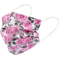 thumbnail image 5 of Everydayspecial Disposable Mask 3 Layer Flower Face Mask for Adults 50 pcs (Rose), 5 of 5