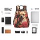 thumbnail image 4 of Easygdp Vintage Red Flower Chihuahua para Easygdp Yak - Mochila Casual Ligera y Resistente para Viaje y Senderismo para Hombres y Mujeres, 4 of 7