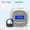 Gray-50Cards+1Ribbons, variant on Timozia Punch Card Attendance Machine – Time Tracker Bundy Clock for Small Business – In and Out Time Clocks with Gifts