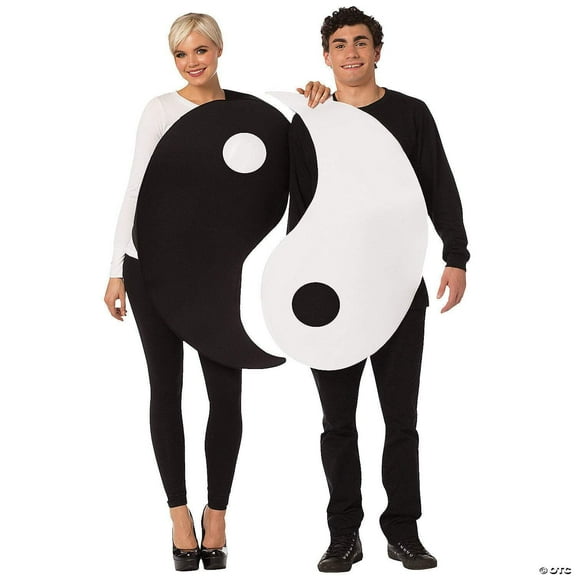 Rasta Imposta Adult Yin & Yang Couple Costume  - One Size
