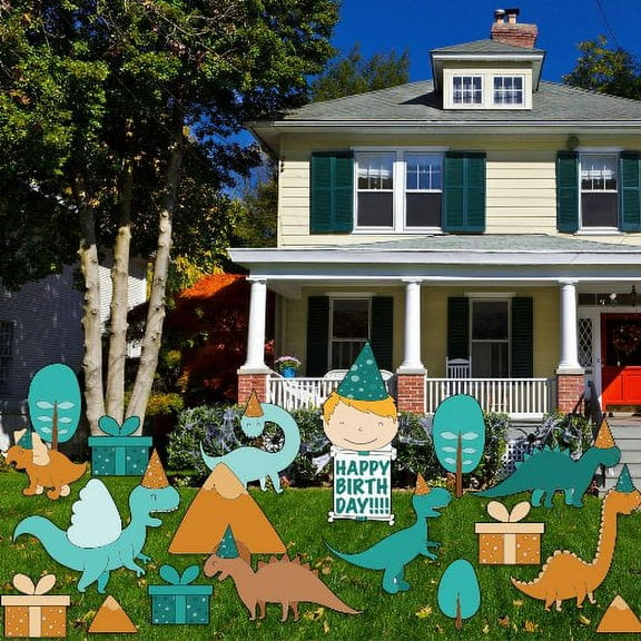 Dinosaur Birthday Yard Decoration