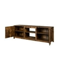 thumbnail image 4 of Farmhouse TV Stand for 75 Inch TV, Rustic Entertainment Center with Barn Door, Wood Farm house Media Console Cabinet with Adjustable Shelf for Living Room, Bedroom, Rustic Brown, 4 of 9
