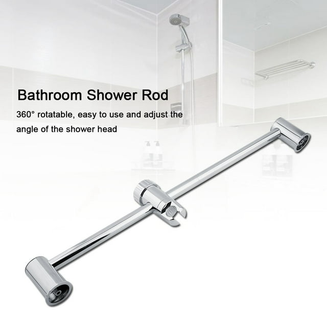Shower Head Lifter, Plated 360 Rotatable Bathroom Shower Bar, For Saving Time And Efforts Long Term Use