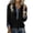 Black, variant on Collared Shirts for Women with Buttons Denim Patchwork Pullover V Neck Long Sleeve Shirts Sweater with Denim Trim Casual Lightweight Plus Size Vintage Knit Tops