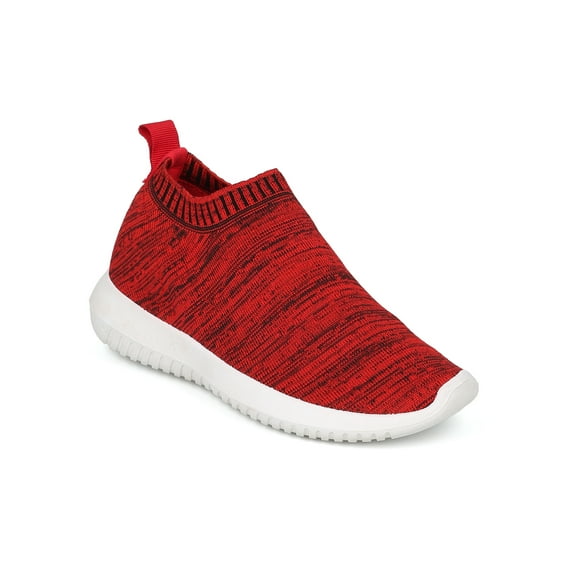 New Women Wild Diva Sabrina-01 Fabric Low Top Sock Jogger Sneaker