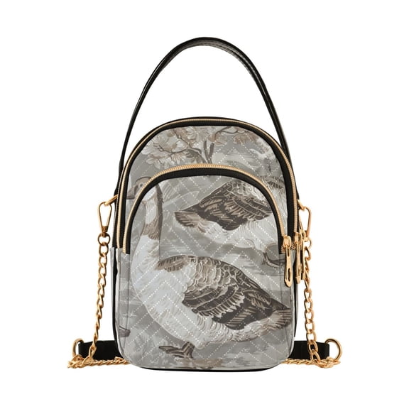 Shoulder Handbag Women's Crossbody Handbags 5.91x3.15x8.27 Inch Bank Card Bag Cash Bag Key Bag Big Goose