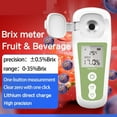 thumbnail image 2 of Rechargeable Digital Brix Meter Sugar Refractometer for Liquid Sugar Content with LCD ,Measure Fruits, Beverages, Honey, 2 of 6