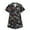 Black, variant on WOLLED 1-7Y Toddler Girls Silky Satin Kimono Robes Kids Baby Floral Short Bathrobes for Wedding Birthday Party Spa