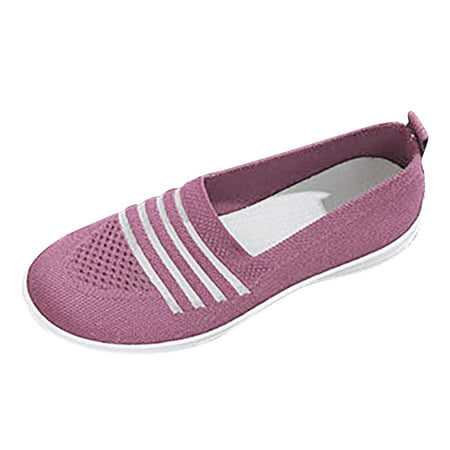 

Sandals Shoes Women Women s Spring And Summer New Flying Weaning Fabric Shoes Casual Running Shoes Mesh Shoes Non Slip Breathable Single Shoes