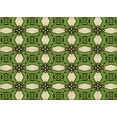 thumbnail image 1 of Ahgly Company Indoor Rectangle Patterned Army Green Area Rugs, 6' x 9', 1 of 6