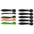 thumbnail image 1 of fastboy Bionic Bait Artificial Lures Fishing Tackle River Multipurpose Bright Color Professional Compact Size Swim Baits Colorful/Black 10cm, 1 of 1
