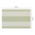 thumbnail image 4 of REGALWOVEN Place Mat Set of 8 Placemats for Kitchen Dining Table Decor, Washable Table Placemats Wipeable Table Mat Green 18*12in, 4 of 7