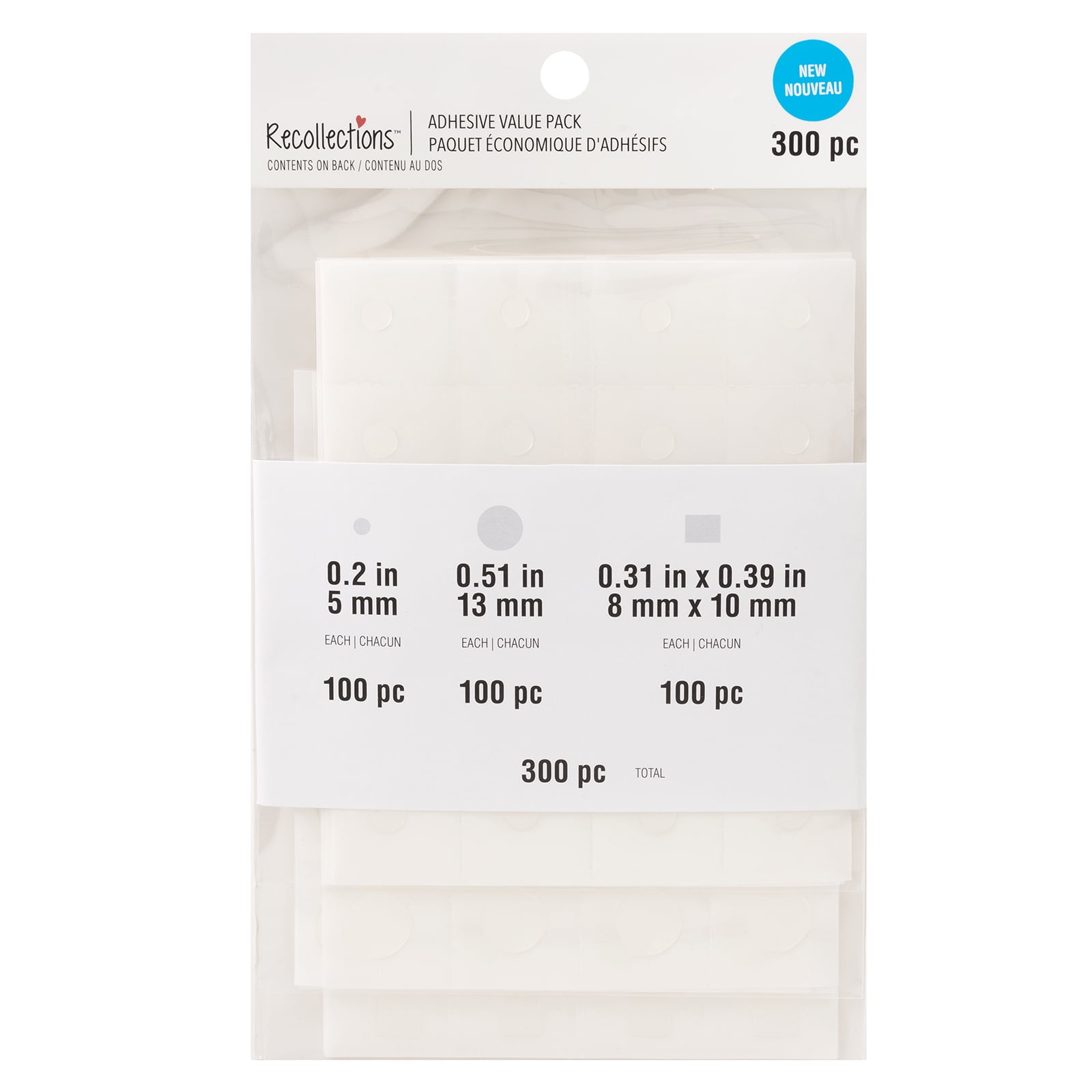 Recollections Squares & Dots Adhesive Value Pack