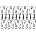 thumbnail image 1 of 10Pcs Windsock Clips Dual Swivel Hooks 360° Rotatable Hanger Suspension Hooks, 1 of 9