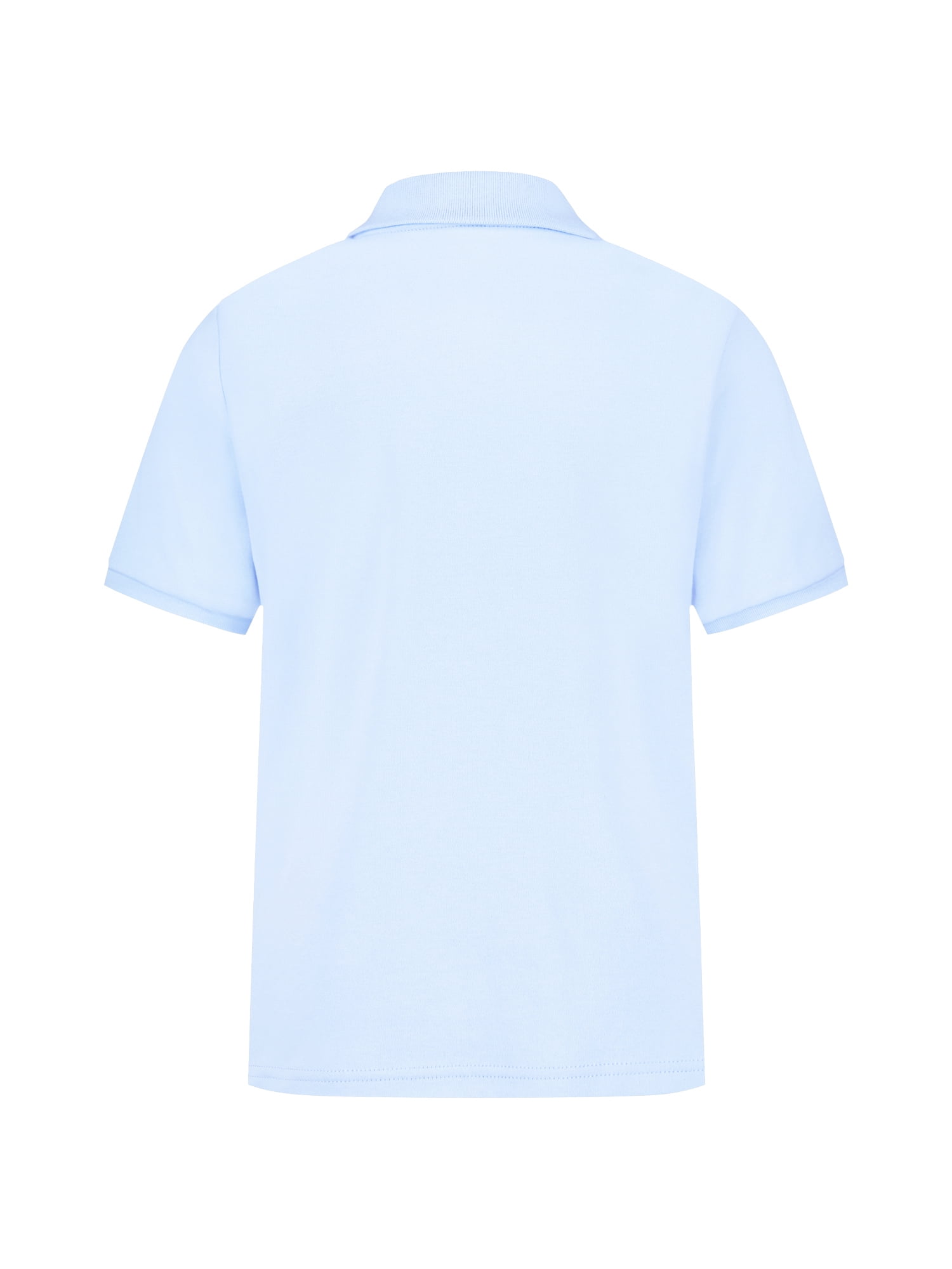 Wonder Nation Girls Polo Shirt with Short Sleeves, Sizes XS-XXL