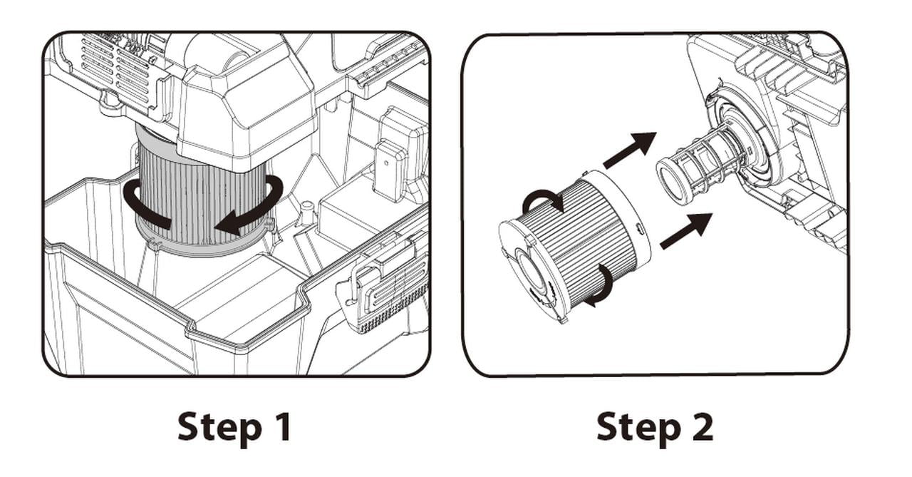 Hyper Tough 20V Max Wet Dry Vacuum Replacement Cartridge Filter
