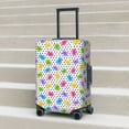 thumbnail image 6 of Hirioo Bear And Polka Dot for Elasticity Suitcase Cover (No luggage Included) Durable Luggage Protector Fits 18-32 Inch Luggage-X-Large, 6 of 7