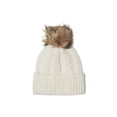 thumbnail image 1 of Gorro The North Face Oh Mega Fur Pom para mujer, color blanco Dune, 1 of 1