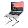 thumbnail image 1 of Portable Laptop Stand Ergonomic Aluminum Alloy Laptop Riser Double Height Adjustment Foldable Computer Notebook Holder Stand for 11-17 Inches Laptop Tablet, 1 of 7