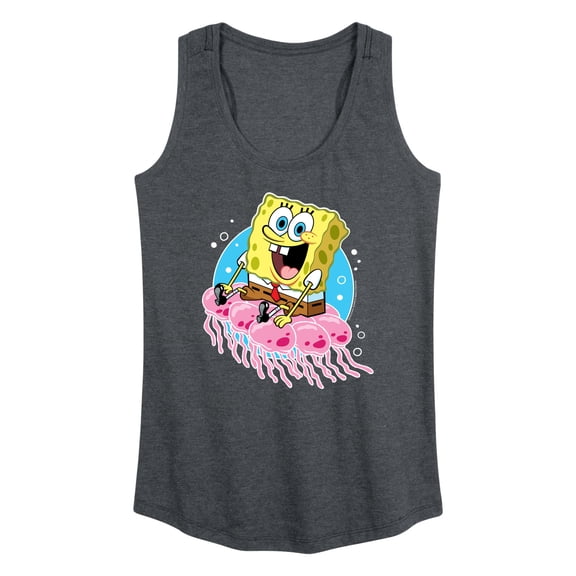 SpongeBob SquarePants - Spongebob And Jellyfish - Women's Racerback Tank Top
