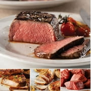 Omaha Steaks Tops, Chops, and Tenderloin Tips (4x Top Sirloins, 4x Polynesian Pork Chops, 4x Chicken Breasts, 1lb. Triple-Trimmed Tenderloin Tips, 4x Filet Mignon Burgers)