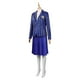 thumbnail image 4 of Disfraz de Cosplay de Wednesday Addams Joy Sunday Enid Sinclair, uniforme escolar, abrigo, falda, traje de Carnaval de Halloween para mujeres, niñas y niños, 4 of 4