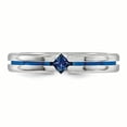 thumbnail image 4 of Edward Mirell Titanium Sapphire & Blue Anodized 4mm Band, 4 of 8
