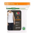 thumbnail image 4 of Camiseta Fruit Of The Loom para Hombre, Atlética Blanca 3 Piezas Talla EG, 4 of 4