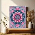 thumbnail image 6 of Kaleidoscope Floral Canvas Print Wall Art Home Decor for Living Room Bedroom Office Cafe Bar Hotel, 6 of 8
