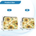 thumbnail image 7 of Iauyy（M)13.4 inch Laptop Sleeve,Shockproof Durable Computer Carrying laptop Bag，Slim Cover for 13.4-14 inch HP Dell Lenovo Asus Notebook,Sunflowers and Bumblebees, 7 of 7
