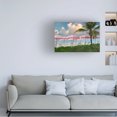 thumbnail image 3 of Dennis Frates 'Pink Beach Umbrellas' Canvas Art, 3 of 3