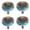 Blue, variant on HDJNal Set of 4, Blue Ceramic Knobs - Kitchen Cabinet Cupboard Door knobs, Round Mushroom Shape Vintage Pull Handles for Furniture, Drawer Handles - Vintage Shabby Chic (33mm Diameter)