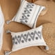 thumbnail image 3 of Nvzi 3 fundas de almohada con flecos con mechones, estampado verde, funda de almohada colorida, ilumina el paisaje de tu dormitorio 17,72 x 17,72 pulgadas (estilo G), 3 of 5