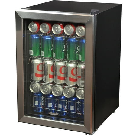 NewAir 84-Can Stainless Steel Beverage Refrigerator