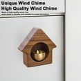 thumbnail image 6 of Joernso Wood House Brass Shopkeepers Bell Loud Sound Front Door Bell Wind Chime Magnetic Door Opening Doorbell Home Office Shop Entrance Decoration, 6 of 7