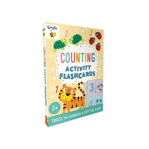 Bright Bee Counting Activity Flashcards: With Tracing and Lift-The-Flaps for Ages 3 & Up, (Paperback)