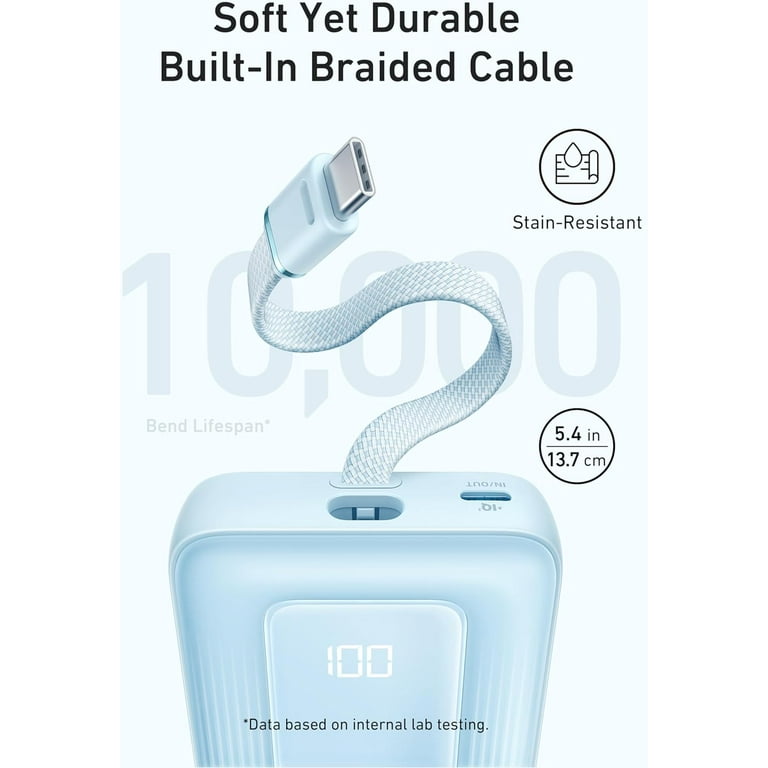 スマホアクセサリー Anker Zolo Power Bank 10000mAh 30W Amazon.com: Anker Portable Charger, 10,000mAh 30W Power Bank
