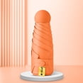 thumbnail image 3 of Wosthever Paraguas lluvioso Mini sombrilla Protección solar Bolsillo Ligero Moda Estilo simple Conveniente Dulce regalo Pequeño Paraguas de lluvia Naranja, 3 of 6