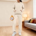 thumbnail image 5 of Sweatsuit Women Womens Casual Two Piece Sets Outfits Sweatshirts Straight Leg Pants Tracksuit, 5 of 5