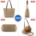 thumbnail image 4 of JUYGO Lightweight Straw Bag, Straw Beach Bag for Women, Large Woven Summer Tote Handbag Shoulder Bag for Outdoor Vacation, 4 of 6