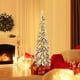 thumbnail image 3 of Árbol de Navidad Costway preiluminado 150 cm flocado 150 luces LED, 3 of 5