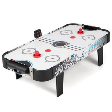 KOTEK Air Hockey Table, 42 Inch Air Hockey Arcade Table with 2 Pushers, 2 Pucks, LED Scoreboard & Electric Motor Fan, Table Top Air Hockey Game for Kids & Adults, Game Room, Home,