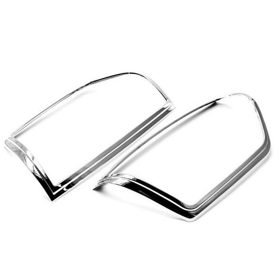 Sizver Chrome Tail Light Coverss For 2014-2016 Toyota Tundra